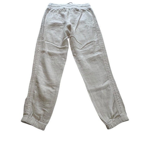 Athleta Cabo Linen Jogger Pants White 4 - Picture 12 of 16